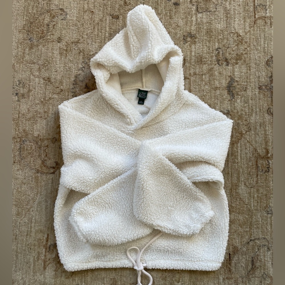 Wild Fable Cream Sherpa Hoodie